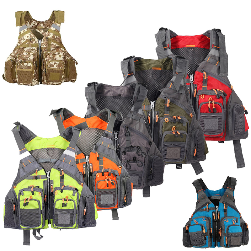 Fishing Kit Compact - Gilet da Pesca Multitasche Funzionale Portatile