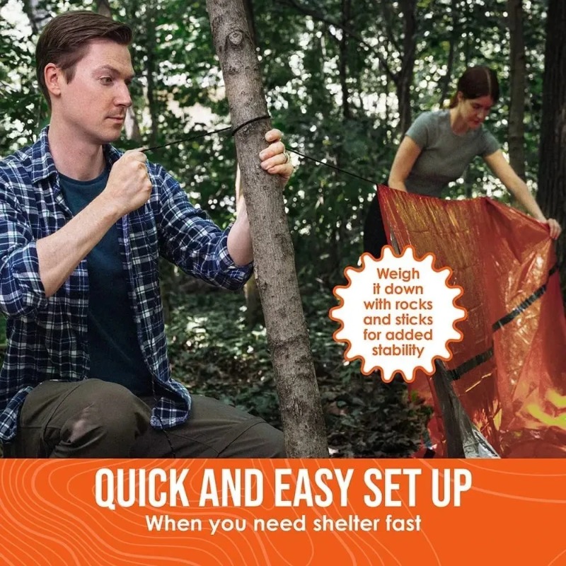 Kit Tenda di Emergenza per 2 P - Emergency Mylar Tent recensione e prezzo