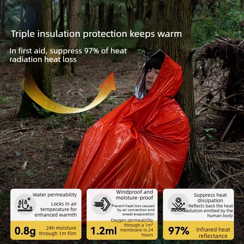 1-10 Pezzi Poncho Termico Comp - Survival Blanket Reflective recensione e prezzo