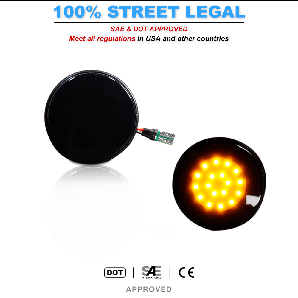 2 pz iJDM LED Luci di posizion - Signal Panel Orange recensione e prezzo