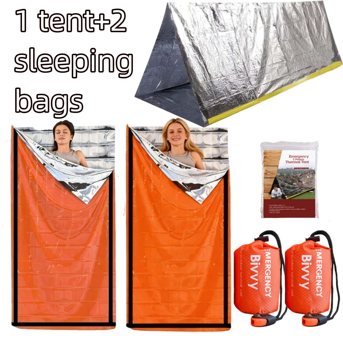 Tenda Termica Compatta di Emer - Emergency Mylar Tent recensione e prezzo