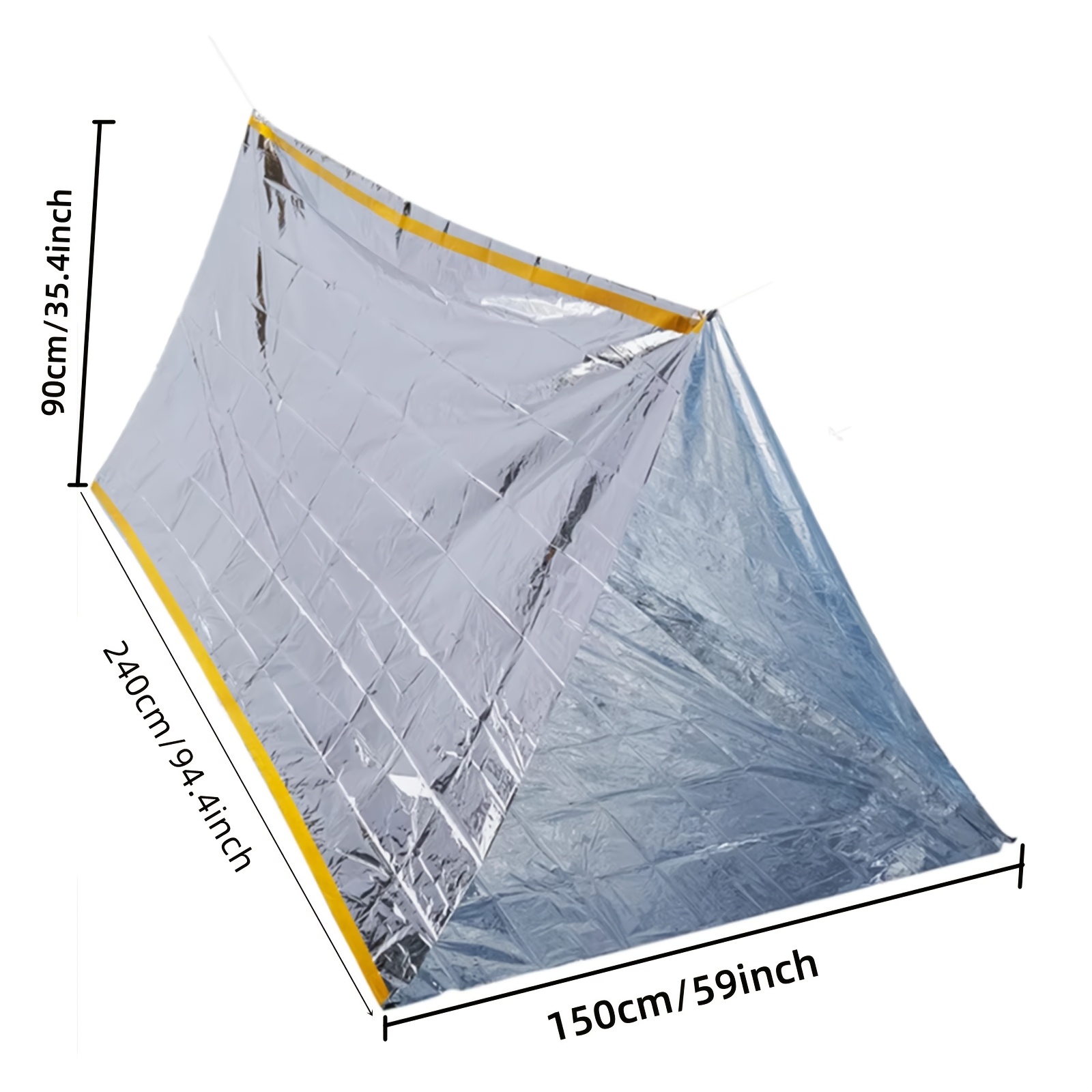 Tenda Termica Compatta di Emer - Emergency Mylar Tent recensione e prezzo
